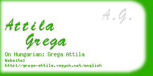 attila grega business card